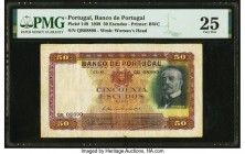 Portugal Banco de Portugal 50 Escudos 1938 Pick 149 PMG Very Fine 25. 

HID09801242017

© 2020 Heritage Auctions | All Rights Reserve