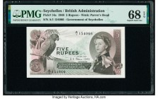 Seychelles Government of Seychelles 5 Rupees 1.1.1968 Pick 14a PMG Superb Gem Unc 68 EPQ. 

HID09801242017

© 2020 Heritage Auctions | All Rights Rese...