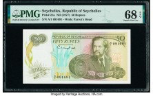 Seychelles Republic of Seychelles 50 Rupees ND (1977) Pick 21a PMG Superb Gem Unc 68 EPQ. 

HID09801242017

© 2020 Heritage Auctions | All Rights Rese...