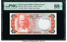 Sierra Leone Bank of Sierra Leone 2 Leones 1.1.1978 Pick 6b PMG Superb Gem Unc 68 EPQ. 

HID09801242017

© 2020 Heritage Auctions | All Rights Reserve...