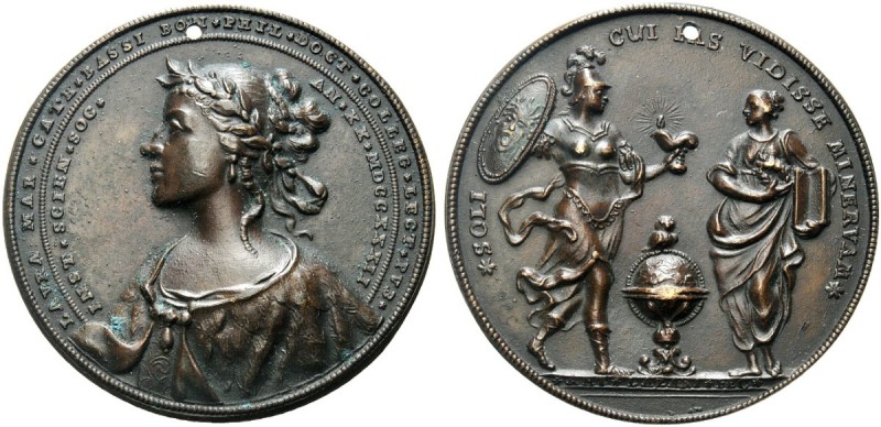 MEDAGLIE ITALIANE
BOLOGNA
Laura Maria Caterina Bassi, 1771-1778. Medaglia 1732...
