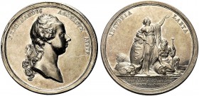 MEDAGLIE ITALIANE
MILANO
Ferdinando I, Arciduca d'Austria-Este, 1754-1806. Medaglia 1771 opus J. M. Kraft. Ar gr. 43,24 mm 49 FERDINANDVS ARCHIDVX A...