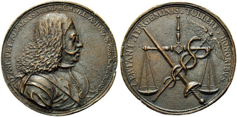MEDAGLIE ITALIANE
NAPOLI
Antonio Alvarez Osorio, Vicerè di Napoli, 1672-1675. ...