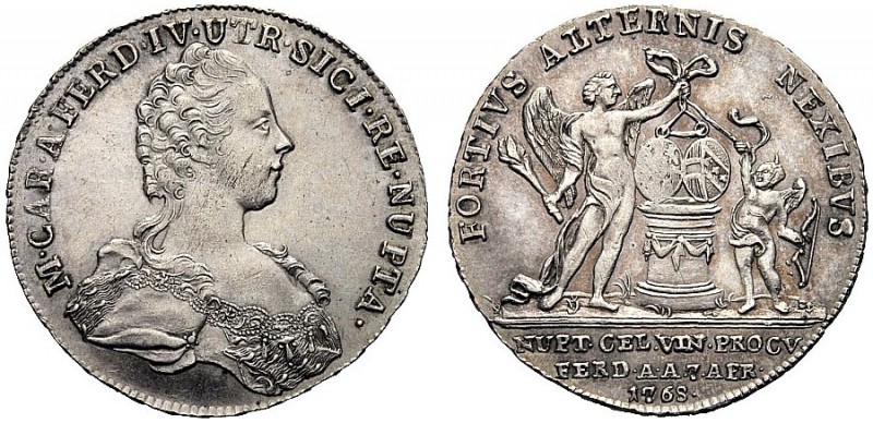 MEDAGLIE ITALIANE
NAPOLI
Ferdinando IV di Borbone, 1759 -1825. Medaglia del pe...