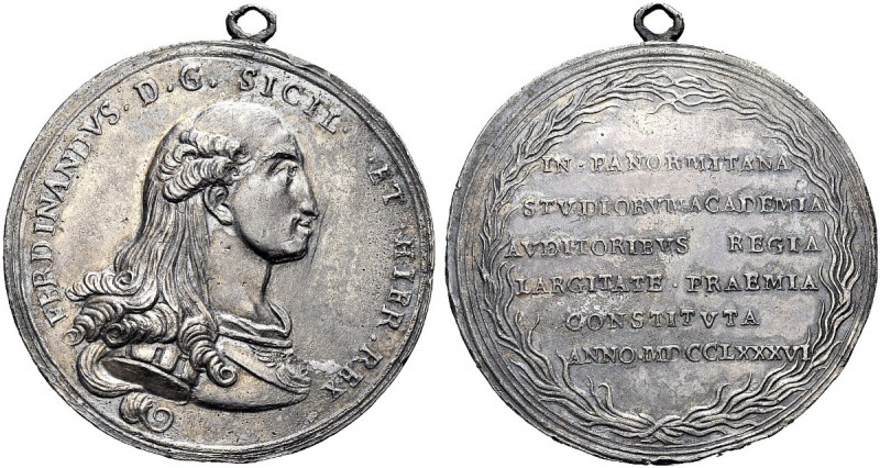 MEDAGLIE ITALIANE
NAPOLI
Ferdinando IV di Borbone, 1759 -1825. Medaglia 1786 o...