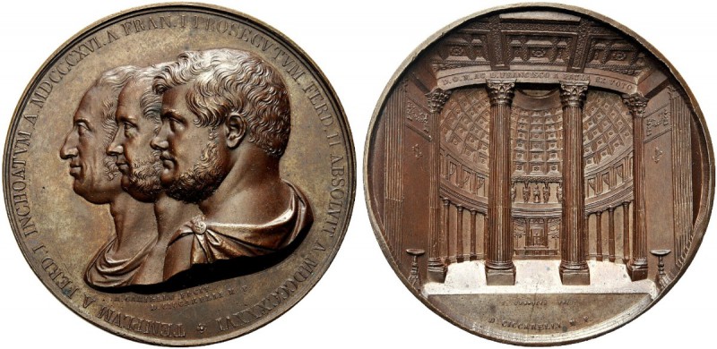 MEDAGLIE ITALIANE
NAPOLI
Ferdinando II di Borbone, 1830-1859. Medaglia 1836 op...