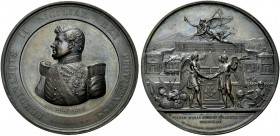 MEDAGLIE ITALIANE
NAPOLI
Ferdinando II di Borbone, 1830-1859. Medaglia 1846 opus L. Arnaud. Æ gr. 242,41 mm 73,5 FERDINANDVS II SICILIAR REX PREVIDE...