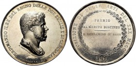 MEDAGLIE ITALIANE
NAPOLI
Ferdinando II di Borbone, 1830-1859. Medaglia 1851 opus Cariello e Ciccarelli. Ar gr. 70,96 mm 53 FERDINANDO II RE DEL REGN...