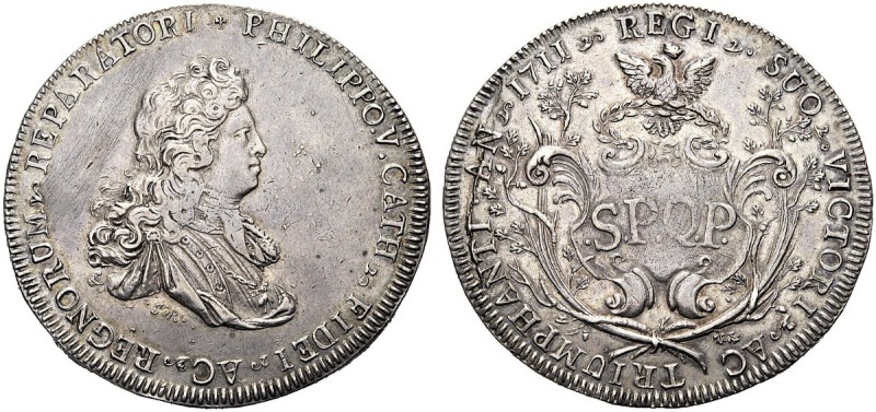 MEDAGLIE ITALIANE
SICILIA
Filippo V di Spagna, 1701-1713. Medaglia 1711 opus I...