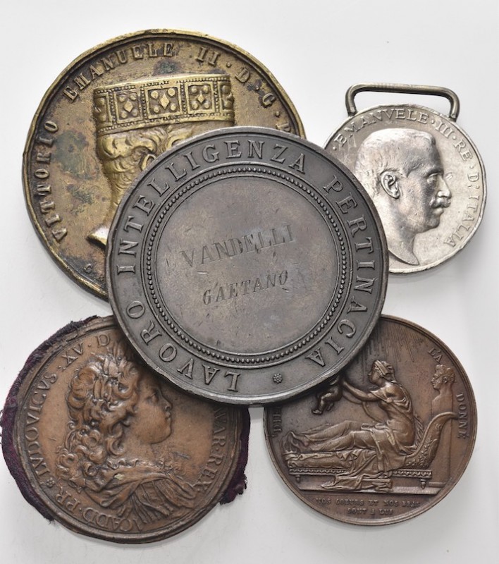 * MEDAGLIE ITALIANE
LOTTI
Lotto di n.16 medaglie in vari metalli e diametro, u...