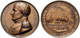 MEDAGLIE NAPOLEONICHE

Periodo Napoleonico. dal 1796 al Medaglia 1840 opus A. Bovy. Æ gr. 35,48 mm 41,5 Busto a s. in uniforme. Rv. MEMORIAL DEL ST....