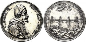 MEDAGLIE PAPALI
ROMA
Clemente IX (Giulio Rospigliosi), 1667-1669. Medaglia opus Charles Jean Francois Cheron. Ar gr. 149,00 mm 96 CLEMENS IX PONT MA...