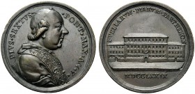 MEDAGLIE PAPALI
ROMA
Pio VI (Giovanni Angelo Braschi), 1775-1799. Medaglia 1779 a. V. Æ gr. 26,98 mm 38 PIVS SEXTVS PONT MAX AN V Busto del Pontefic...