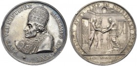 MEDAGLIE PAPALI
ROMA
Pio VII (Gregorio Chiaramonti), 1800-1823. Medaglia annuale 1820 a. XXI opus Tommaso Mercandetti. Ar gr. 35,11 mm 41,5 PIVS VII...