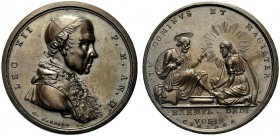 MEDAGLIE PAPALI
ROMA
Leone XII (Annibale Sermattei della Genga), 1823-1829. Medaglia 1825 a. II opus G. Cerbara. Æ gr. 15,00 mm 32,2 LEO XII P M ANN...