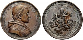 MEDAGLIE PAPALI
ROMA
Gregorio XVI (Bartolomeo Alberto Cappellari), 1831-1846. Medaglia 1832 a. II opus G. Girometti. Æ gr. 25,66 mm 43,5 Come preced...