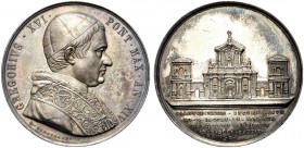 MEDAGLIE PAPALI
ROMA
Gregorio XVI (Bartolomeo Alberto Cappellari), 1831-1846. Medaglia 1844 a. XIV opus G. Cerbara. Ar gr. 32,22 mm 43,5 Come preced...