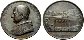 MEDAGLIE PAPALI
ROMA
Gregorio XVI (Bartolomeo Alberto Cappellari), 1831-1846. Medaglia 1845 a. XV opus G. Girometti. Æ gr. 42,36 mm 43,5 Come preced...
