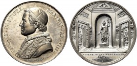 MEDAGLIE PAPALI
ROMA
Pio IX (Giovanni Maria Mastai Ferretti), 1846-1878. Medaglia 1853 a. VIII G. Cerbara. Ar gr. 33,60 mm 43,2 PIVS IX PONTIFEX MAX...