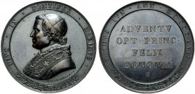 MEDAGLIE PAPALI
ROMA
Pio IX (Giovanni Maria Mastai Ferretti), 1846-1878. Medaglia 1857 opus G. Cerbara. Æ gr. 56,21 mm 50 PIVS IX PONTIFEX MAXIMVS B...