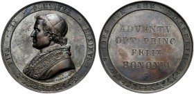 MEDAGLIE PAPALI
ROMA
Pio IX (Giovanni Maria Mastai Ferretti), 1846-1878. Medaglia 1857 opus G. Cerbara. Æ gr. 57,30 mm 50,5 Come precedente. Bart. X...
