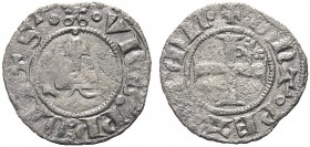 MONETE ITALIANE REGIONALI
AVIGNONE
Urbano V (Guillame de Grimoard), 1362-1370. Duplo. Mi gr. 0,87 Mitria. Rv. Croce patente; nel II e III quarto, ch...