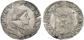 MONETE ITALIANE REGIONALI
BOLOGNA
Clemente VII (Giulio de' Medici), 1523-1534. Bianco (o Leone o Gilio). Ar gr. 4,01 Busto a d. Rv. Nel campo leone ...