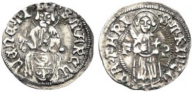 MONETE ITALIANE REGIONALI
CATTARO
Repubblica Veneziana, 1420-1640. Grossetto, 1549-1551, Valerio da Mosto. Ar gr. 0,64 CNI 572/581; Paol. 775. Buon ...