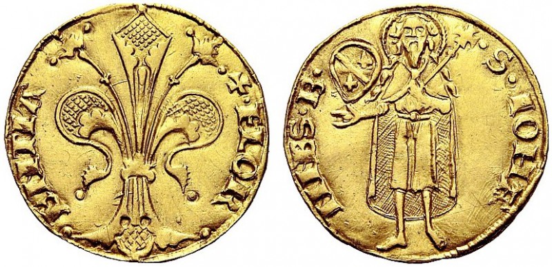 MONETE ITALIANE REGIONALI
FIRENZE
Repubblica, 1189-1533. Fiorino largo di II t...