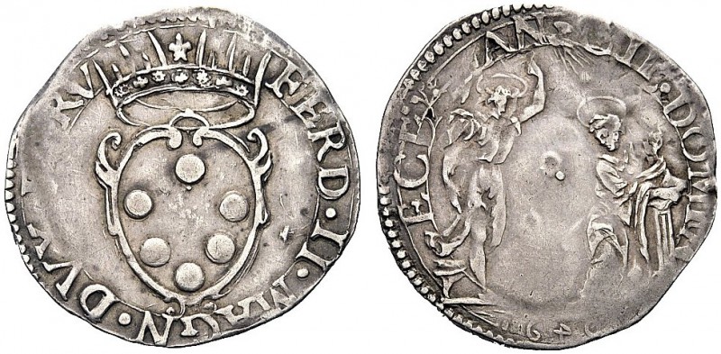 MONETE ITALIANE REGIONALI
FIRENZE
Ferdinando II de'Medici, 1621-1670. Giulio 1...