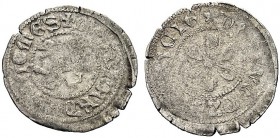 MONETE ITALIANE REGIONALI
GORIZIA
Mainardo VI (VII), 1342-1385. Denaro leone/rosa. Ar gr. 1,05 MEINhARDVS COMES Leone. Rv. GORICIE DE LVONZ Rosa. CN...
