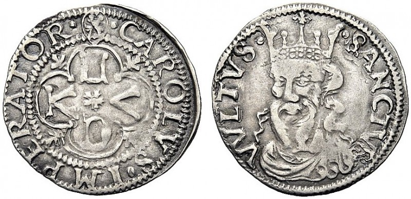 MONETE ITALIANE REGIONALI
LUCCA
Repubblica, sec. XV-XVI. Grosso da 6 bolognini...