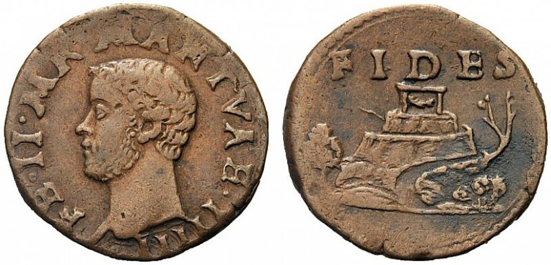 MONETE ITALIANE REGIONALI
MANTOVA
Federico II Gonzaga, 1519-1540. Quattrino. Æ...