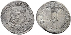 MONETE ITALIANE REGIONALI
MANTOVA
Carlo II Gonzaga-Nevers, Reggenza della madre Maria, 1637-1647. Soldo. Mi gr. 1,78 Stemma coronato. Rv. Pisside. C...
