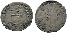 MONETE ITALIANE REGIONALI
MASSA DI LUNIGIANA
Alberico Cybo Malaspina marchese e poi principe, 1559-1623. Quattrino con la piramide. Æ gr. 0,73 Stemm...