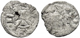 MONETE ITALIANE REGIONALI
MERANO
Monete dei Conti di Tirolo-Gorizia. Mainardo II, 1271-1295. Berner. Mi 0,25 C O N E Doppia croce. Rv. Aquila tirole...