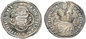 MONETE ITALIANE REGIONALI
MILANO
Gian Galeazzo Visconti, 1385-1402. Pegione. Ar gr. 2,52 GALEAZ VICECOMES D MEDIOLANI 3 C Biscia viscontea tra le in...