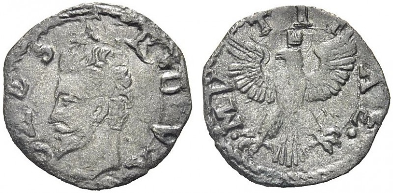 MONETE ITALIANE REGIONALI
MODENA
Cesare d’Este, _ 1597-1628. Sesino. Æ gr. 0,9...