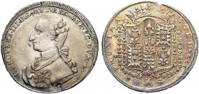 MONETE ITALIANE REGIONALI
MODENA
Ercole III d’Este, 1780-1796. 2 Scudi 1782. Ar gr. 18,23 HERCVLES III D G MVT REG MIR EC DVX Busto a s. con onorifi...