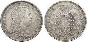 MONETE ITALIANE REGIONALI
NAPOLI
Ferdinando IV di Borbone, 1815-1816. Piastra da 120 Grana 1815, stemma ovale. Ar Busto corazzato a d. Rv. Stemma co...