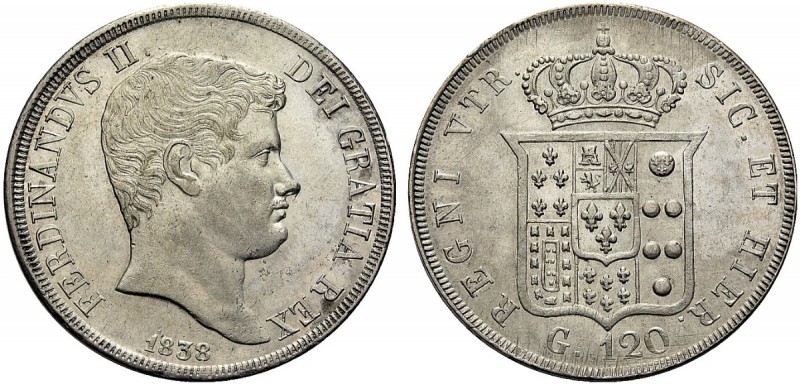 MONETE ITALIANE REGIONALI
NAPOLI
Ferdinando II di Borbone, 1830-1859. Piastra ...