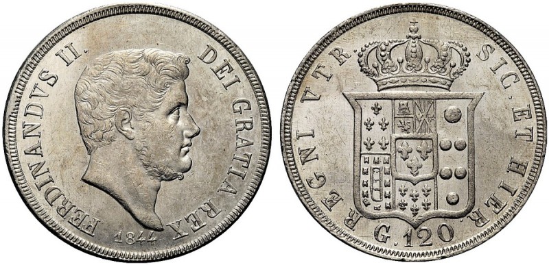 MONETE ITALIANE REGIONALI
NAPOLI
Ferdinando II di Borbone, 1830-1859. Piastra ...