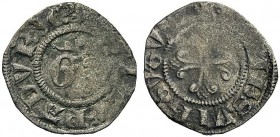 MONETE ITALIANE REGIONALI
PADOVA
Dominio Visconteo, Gian Galeazzo Visconti, con il titolo di signore di Padova, 1388-1390. Denaro. Mi gr. 0,71 COMES...