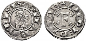 MONETE ITALIANE REGIONALI
PISA
Repubblica, 1155-1509. Emissioni a nome di Federico I, 1155-1312. Grosso da 12 denari 1220-1250. Ar gr. 1,61 IMPERATO...