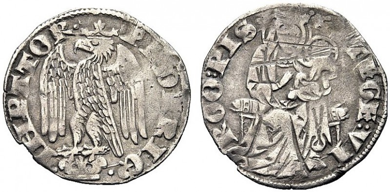 MONETE ITALIANE REGIONALI
PISA
Emissioni a nome di Federico II, 1313-1406. Gro...