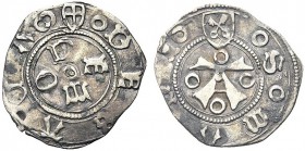 MONETE ITALIANE REGIONALI
RECANATI
Repubblica, Emissioni Autonome, sec. XV. Bolognino. Ar gr. 0,62 DE RECA Nel campo NETO, lettere disposte a croce ...
