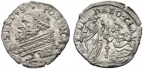 MONETE ITALIANE REGIONALI
ROMA
Sisto V (Felice Peretti), 1585-1590. Baiocco. Mi gr. 1,65 Busto barbuto a s. Rv. Gesù Cristo mentre consegna le chiav...