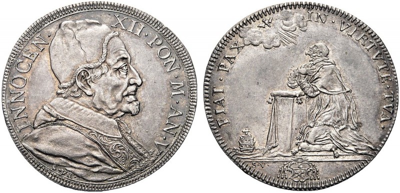 MONETE ITALIANE REGIONALI
ROMA
Innocenzo XII (Antonio Pignatelli), 1691-1700. ...