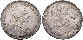 MONETE ITALIANE REGIONALI
ROMA
Benedetto XIV (Prospero Lambertini), 1740-1758. Scudo romano 1754 a. XIV. Ar gr. 26,34 BENED XIV PONT MAX AN XIV Bust...