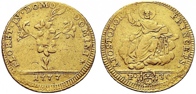 MONETE ITALIANE REGIONALI
ROMA
Pio VI (Giovanni Angelo Braschi), 1775-1799. Do...